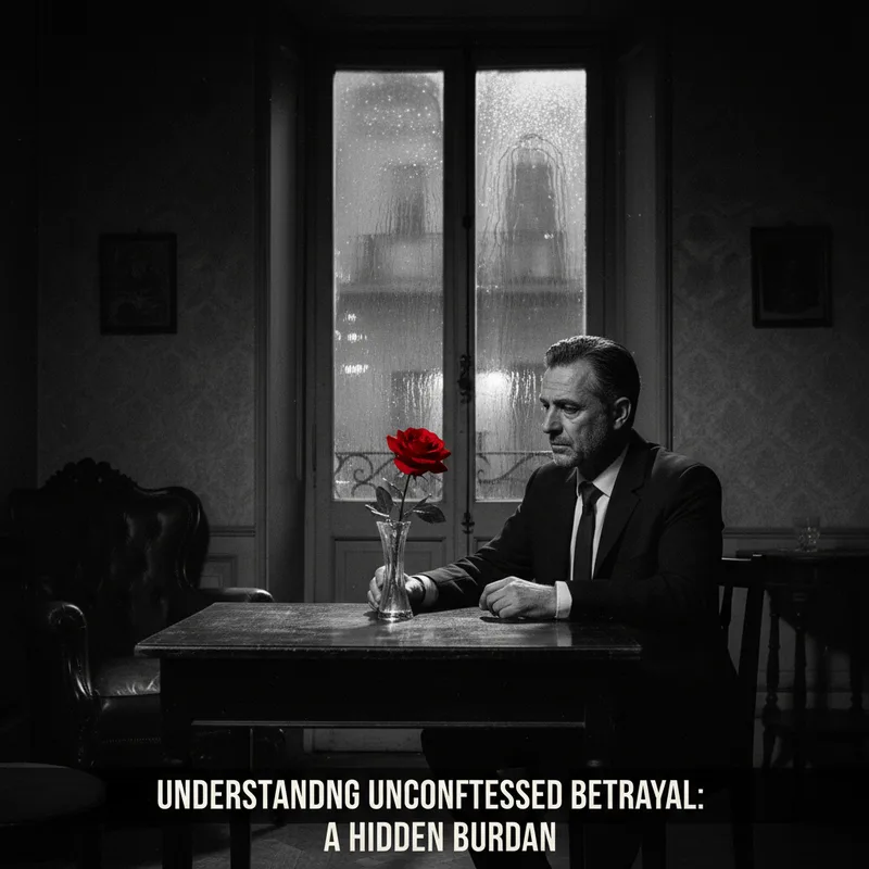 Capire il Tradimento Non Confessato: Un Peso Nascosto