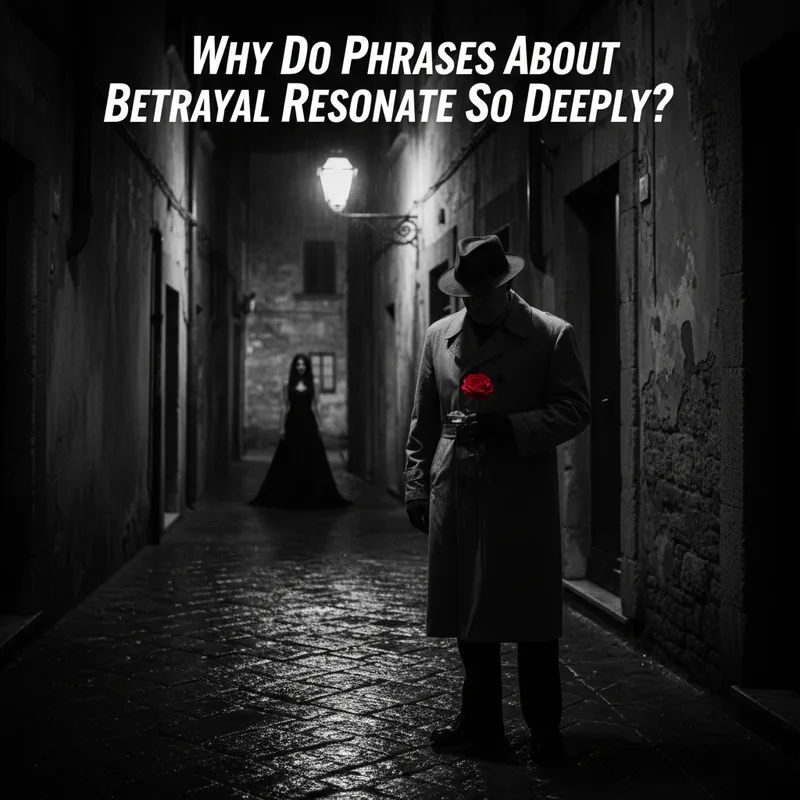 Perché le Frasi sul Tradimento Risuonano Così Profondamente?
