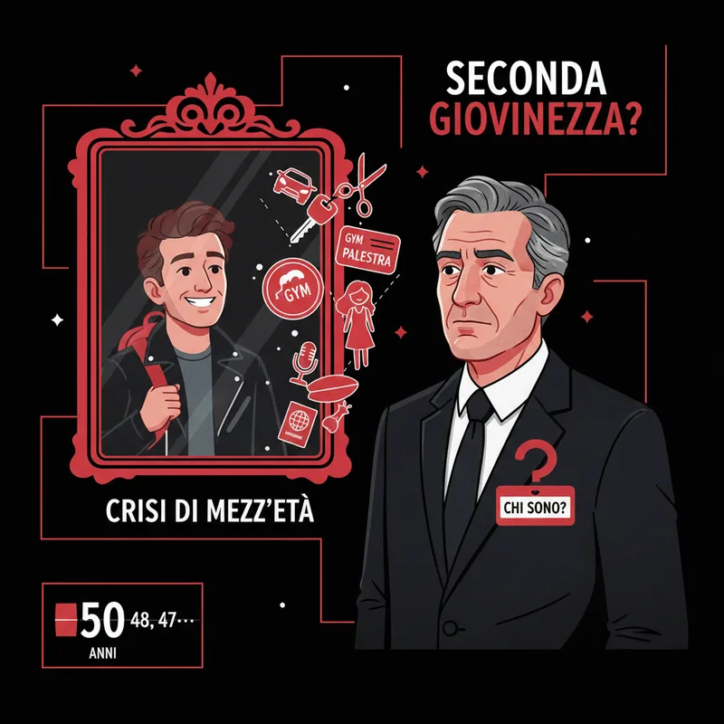 1. Crisi di Mezza Età: La Ricerca di una Nuova Identità