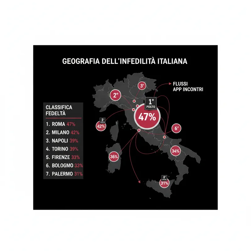 Città Italiane con Più Tradimenti